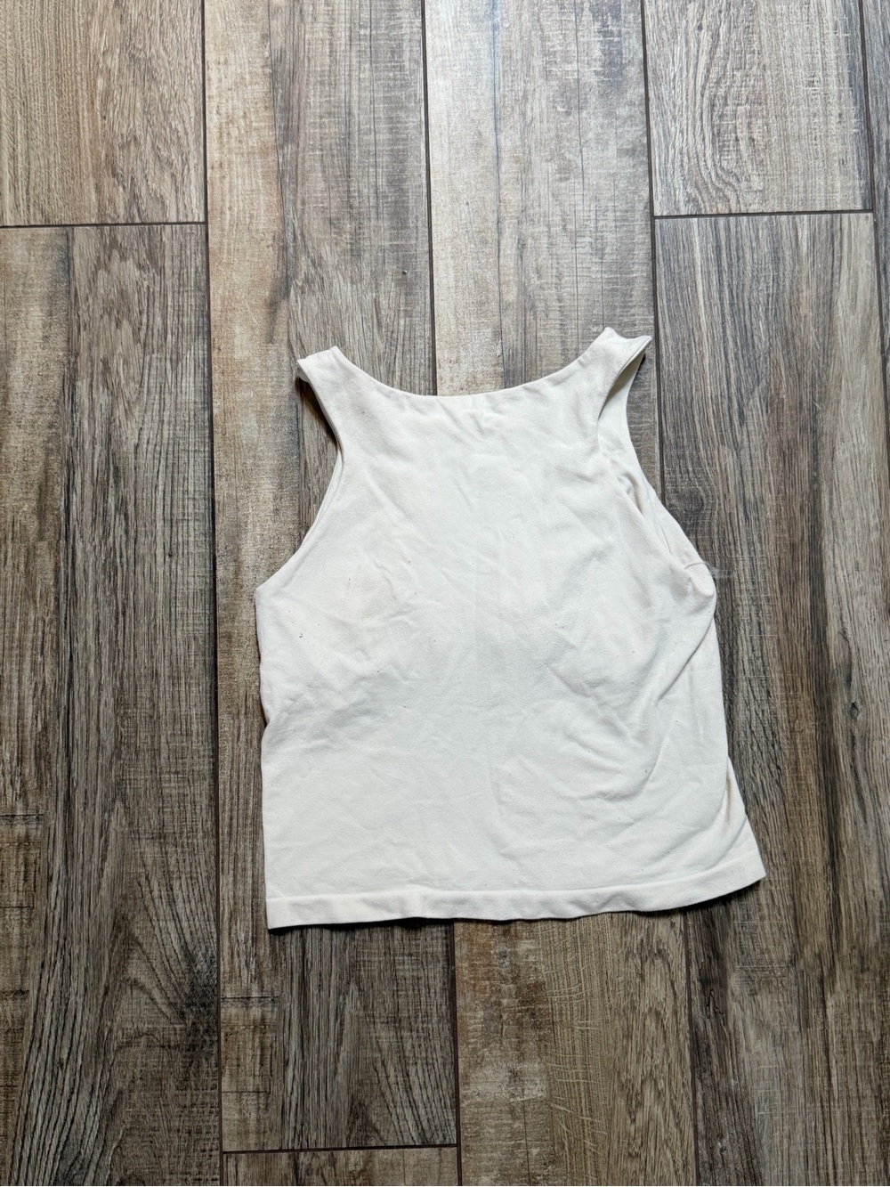 Free People Minimal High-Neck Tank - Cream